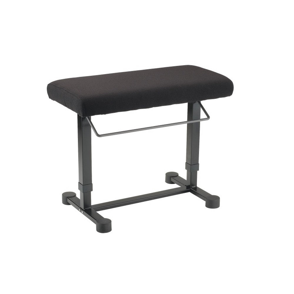 K&M 14081 Piano Bench Uplift Black Fabric