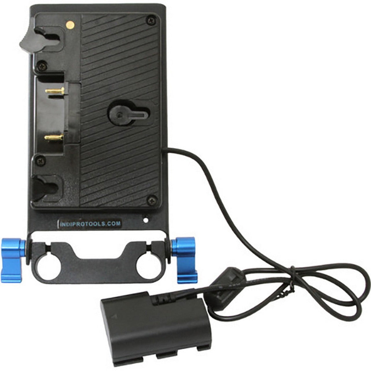 IndiPRO PDGC62 Gold Mount Plate with Canon LP-E6 Dummy Battery