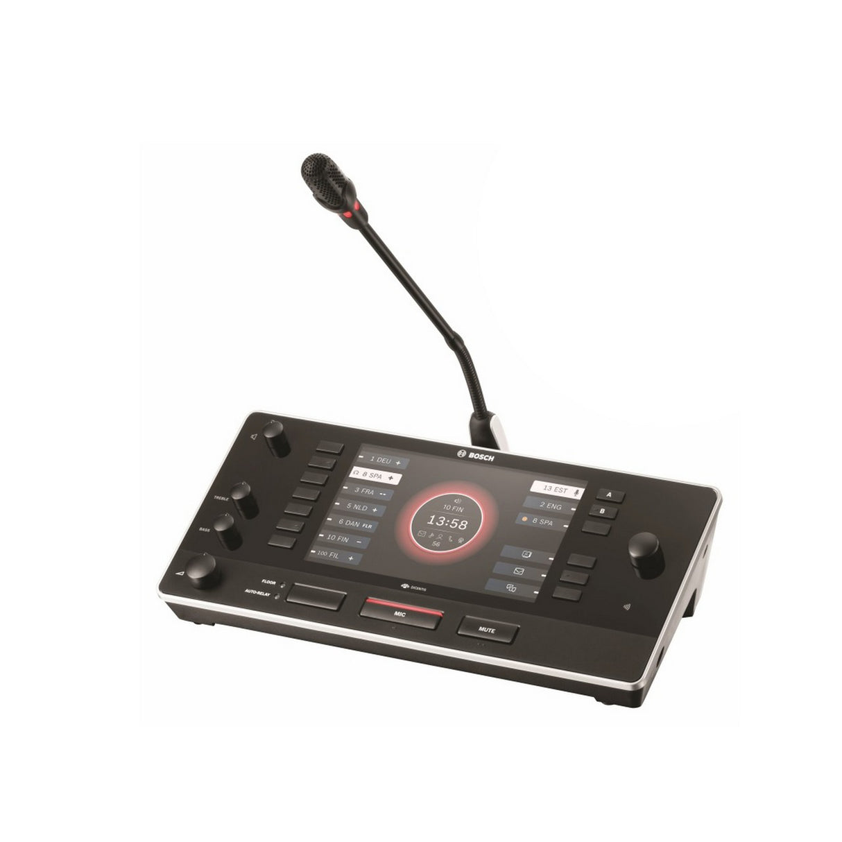 Bosch DCNM-IDESKVID DICENTIS Single User Interpreter Desk Speakerphone with Video Output