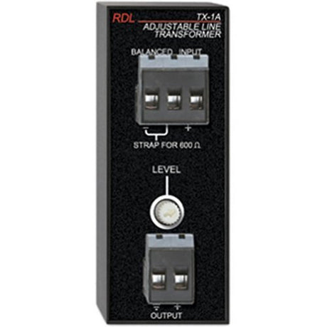 RDL TX-1A Balanced to Unbalanced Transformer Adjustable