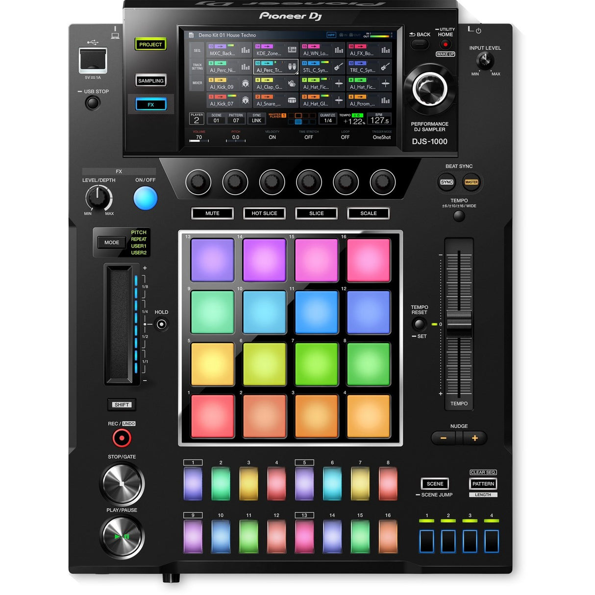 Pioneer DJS-1000 7 Inch Touchscreen DJ Sampler Workstation