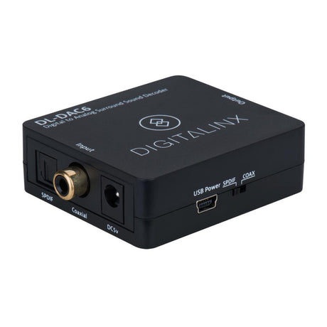 DigitaLinx DL-DAC6 Digital to Analog Surround Sound Decoder