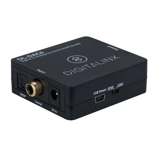DigitaLinx DL-DAC6 Digital to Analog Surround Sound Decoder