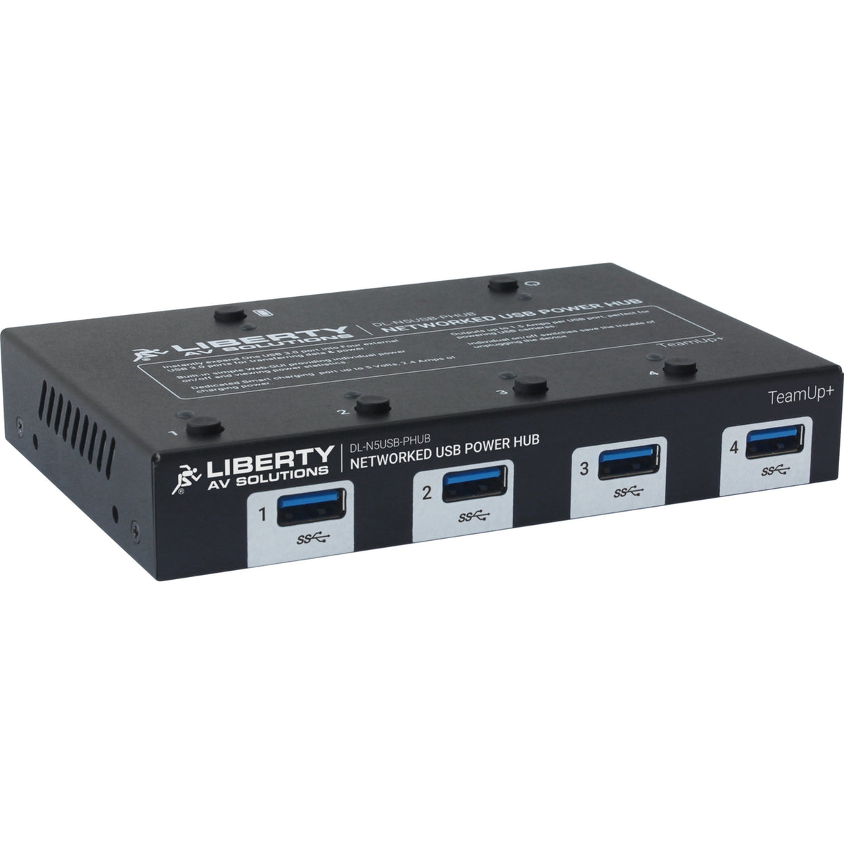 DigitaLinx DL-N5USB-PHUB TeamUp + Series 4 + 1 Port Powered USB3.0 Hub with Control
