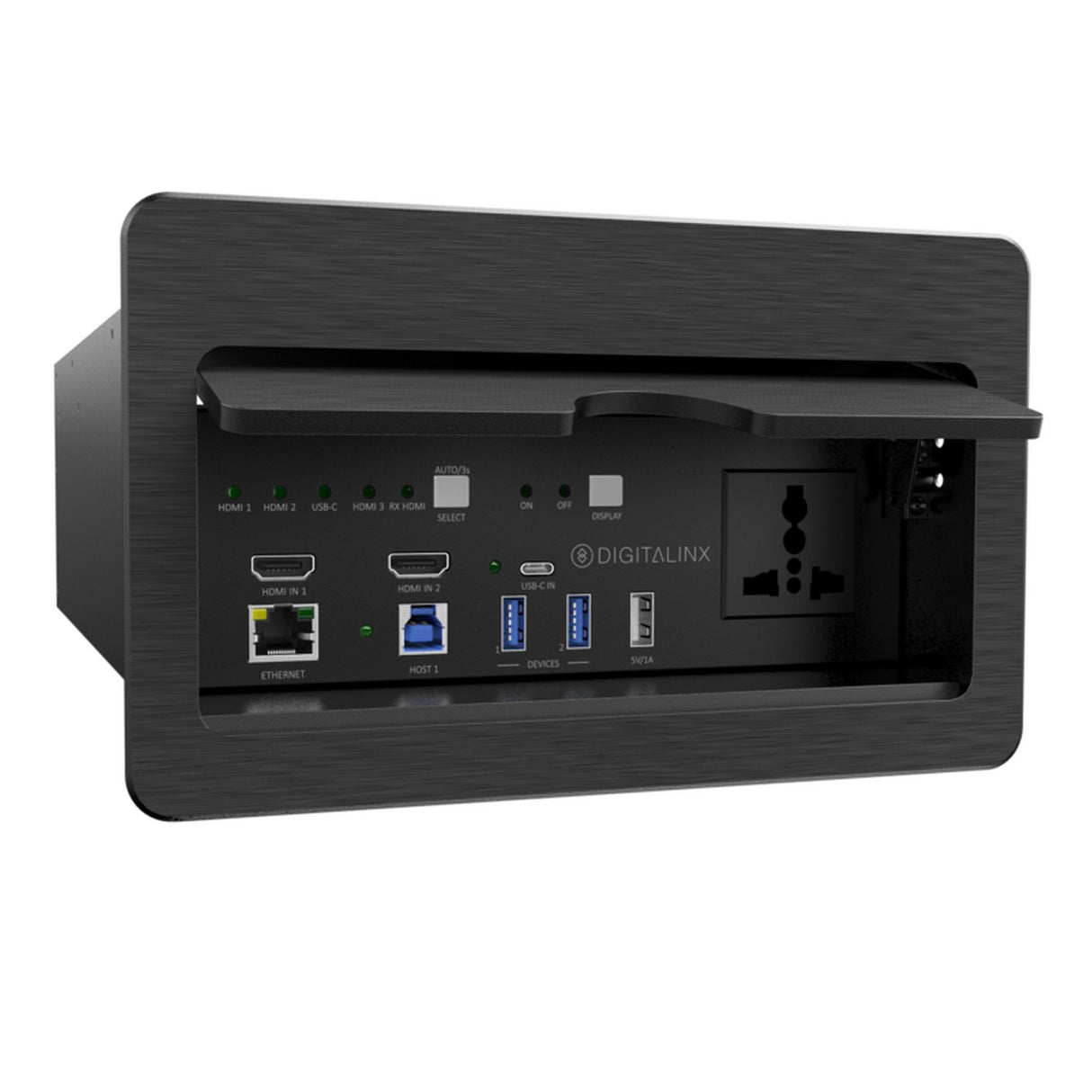 Digitalinx DL-SC41UP-BXTX 5 x 1 Soft Codec Series Multi-Format Table Box Presentation Switcher/Extender