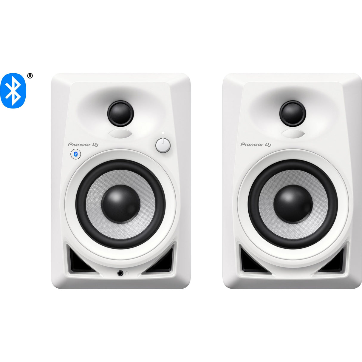 Pioneer DJ DM-40BT-W 4-Inch Desktop Monitor Speakers White