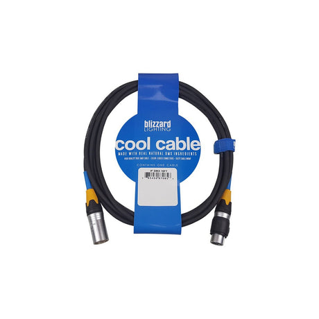 Blizzard Lighting DMX-IP-10Q Weatherproof 3-Pin XLR Male to XLR Female DMX Cable 10-Feet