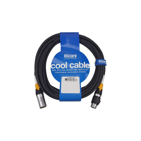Blizzard Lighting DMX-IP-25Q Weatherproof 3-Pin XLR Male to XLR Female DMX Cable 25-Feet