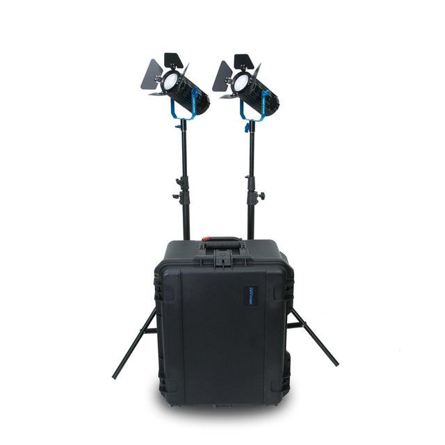 Dracast DRBPLK2600BH Boltray Plus 600 Bi-Color 2 Light Kit with Dual NP-F Battery Plates