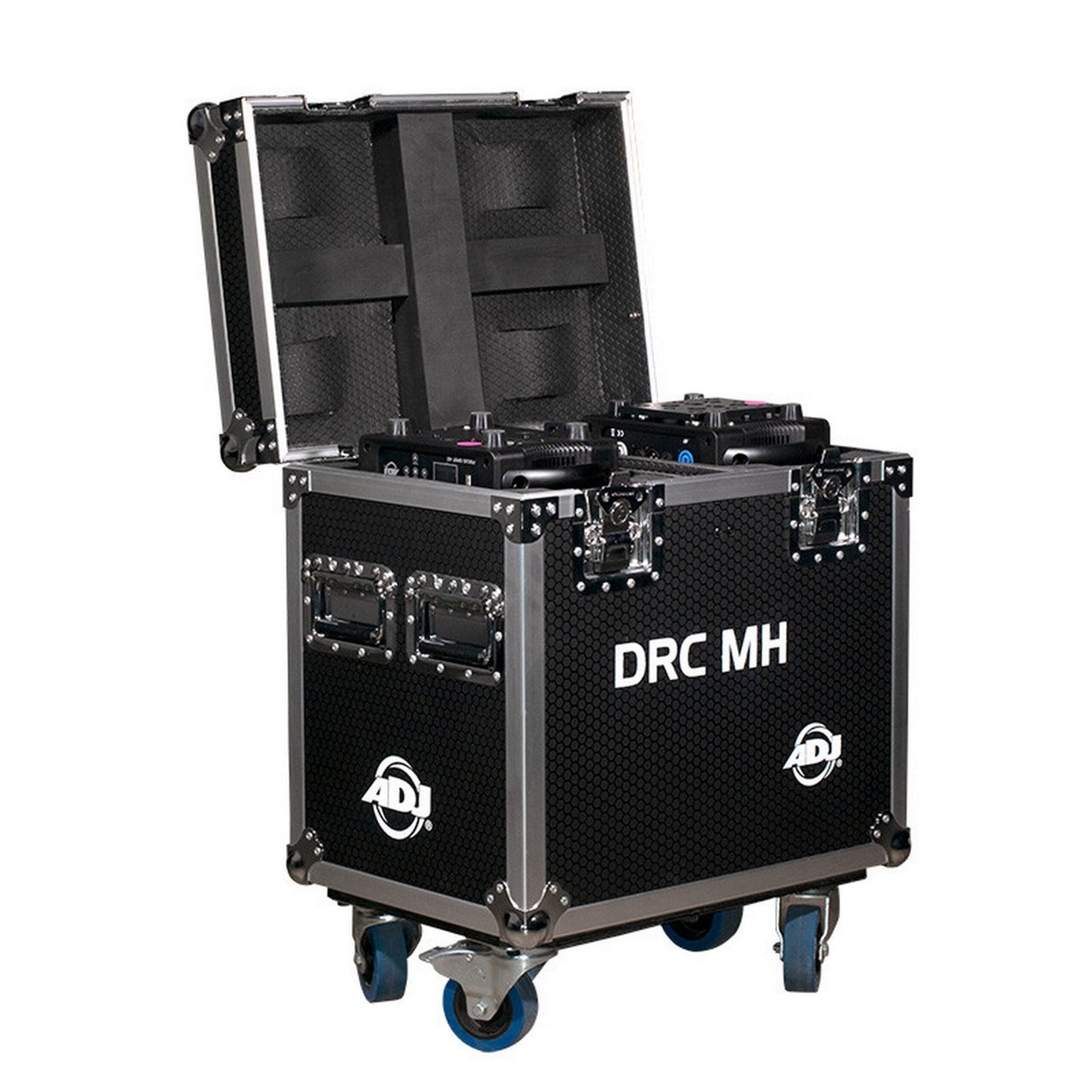 ADJ DRC MH Rugged Road Case for 2 Focus Spot 4Z Focus Beam LED Focus Spot Three Z or Vizi Beam RXONE