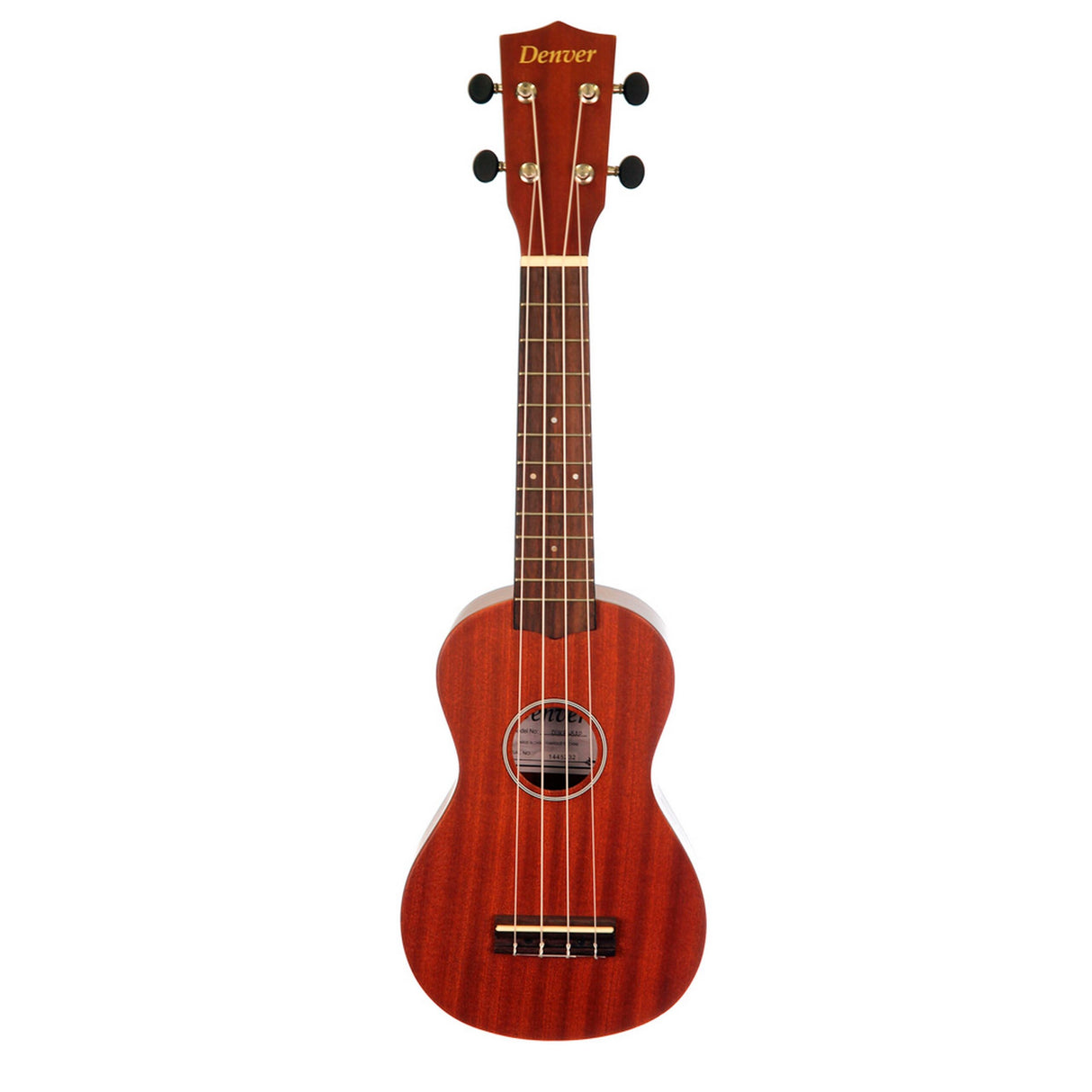 Denver DUKE-SAP Denver Soprano Ukulele with Sapele Wood