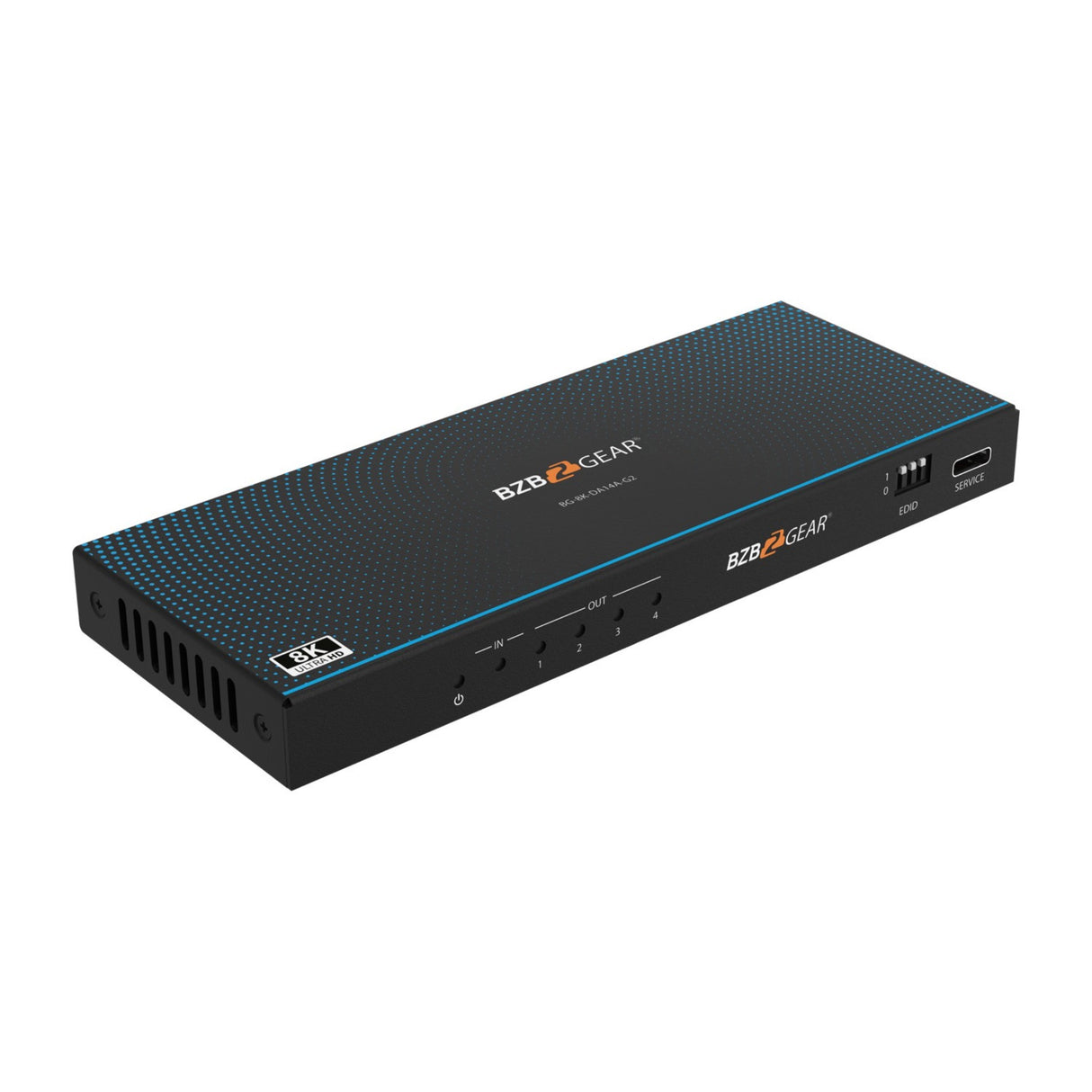 BZBGEAR BG-8K-DA14A-G2 1x4 8K HDMI 2.1 Splitter Downscaler