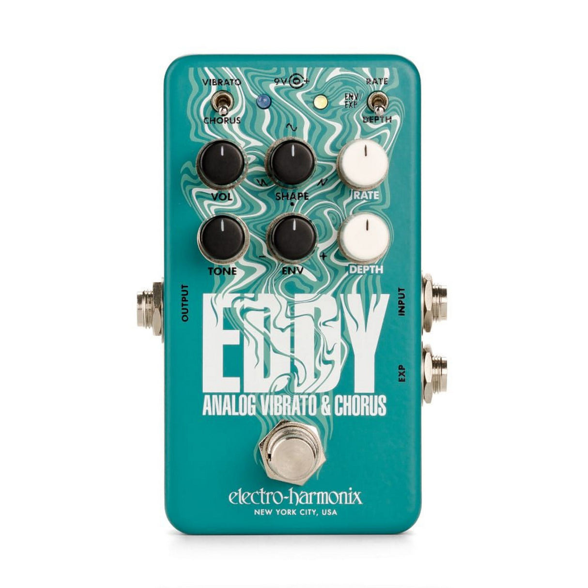 Electro-Harmonix Eddy Vibrato/Chorus Guitar Effects Pedal
