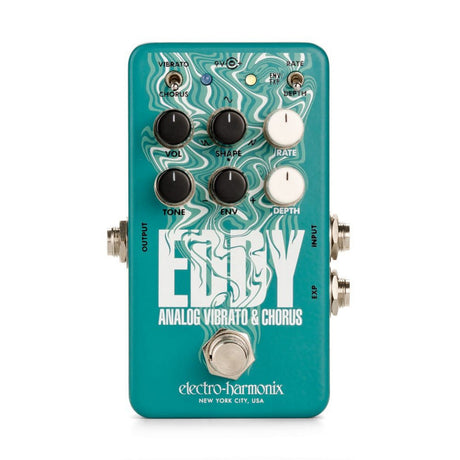 Electro-Harmonix Eddy Vibrato/Chorus Guitar Effects Pedal