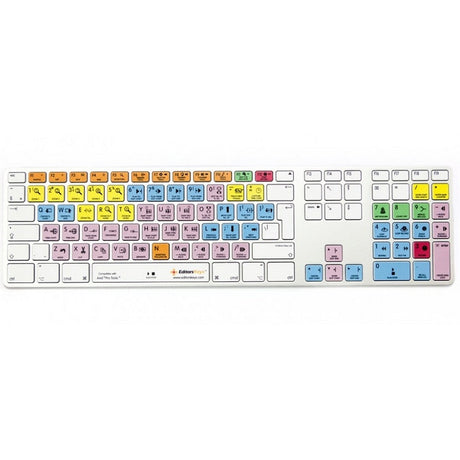 Editors Keys Apple Keyboard for Avid Pro Tools Apple Shortcut Wired Aluminum Keyboard (Used) - used
