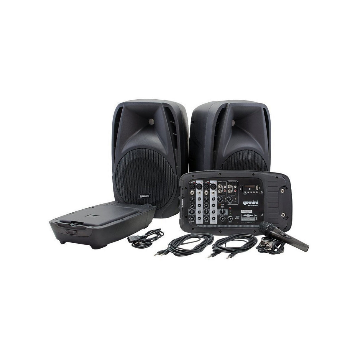 Gemini ES-210MXBLU Portable PA System