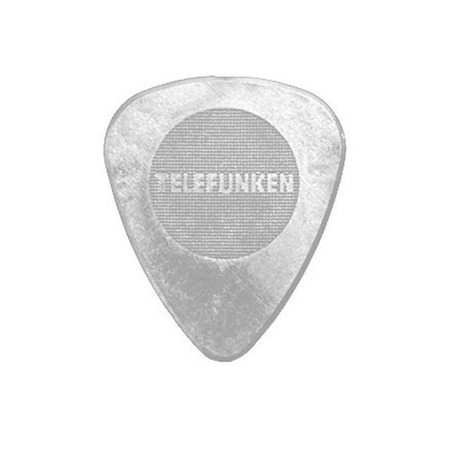 Telefunken.75mm Thin Circle Delrin Guitar Picks White 6-Pack - accessories
