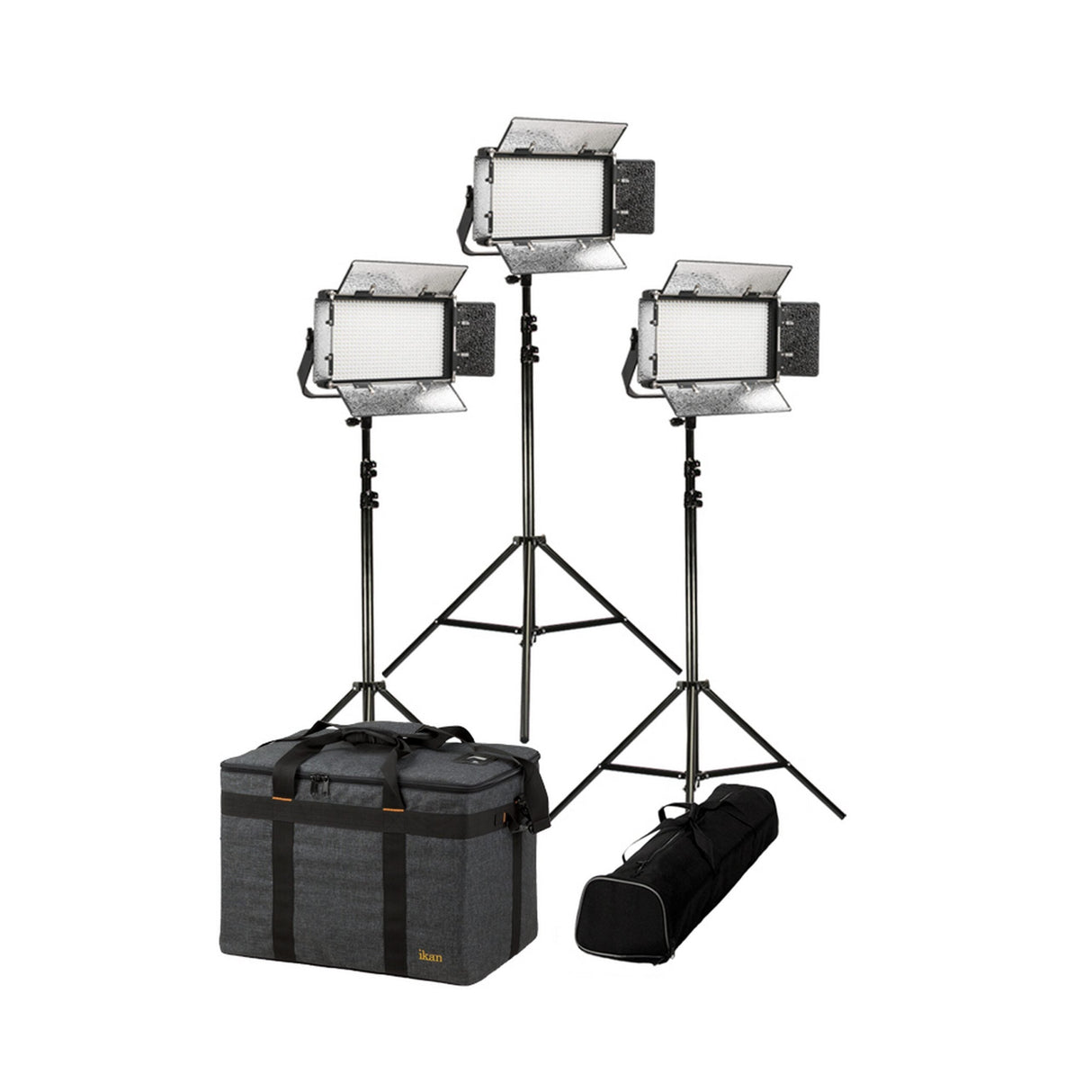 Ikan RW5-3PT-KIT Rayden Half x 1 Daylight 5600K 3-Point Panel LED Light Kit