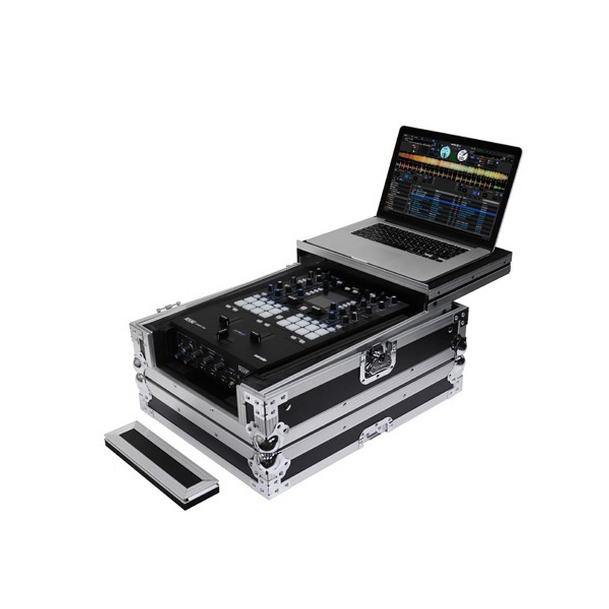 Odyssey Cases FZGS12MX1XD | Flight Zone Low Profile Glide Style Universal 12 Inch DJ Mixer Case