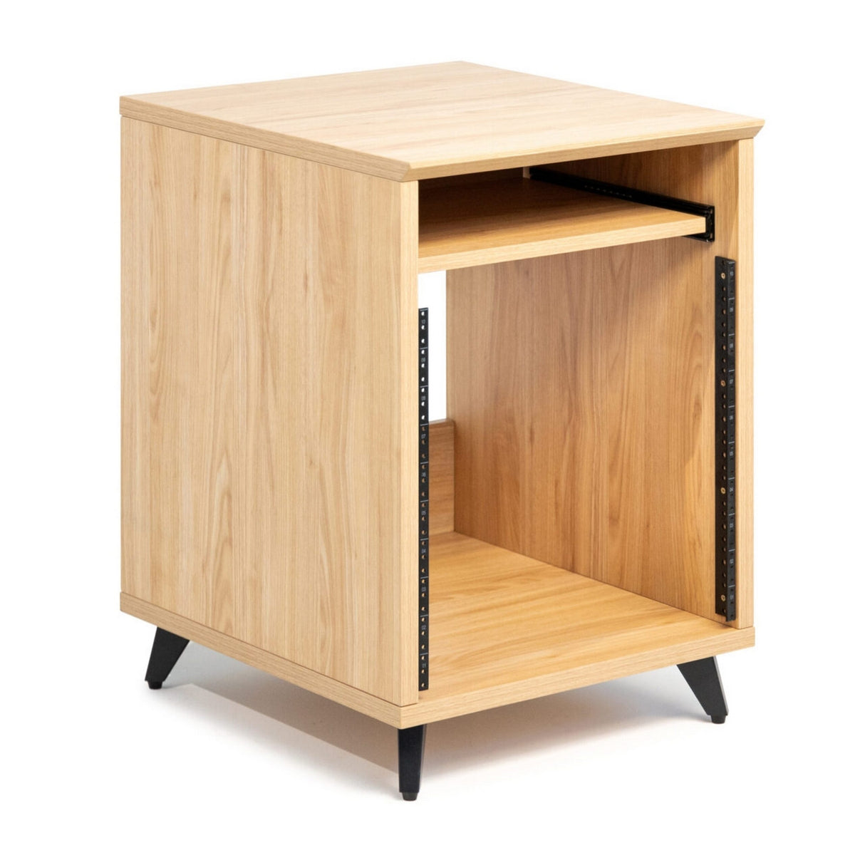 Gator GFW-ELITEDESKRK-MPL Elite Series Furniture Desk 10U Rack Natural Maple Matte Finish