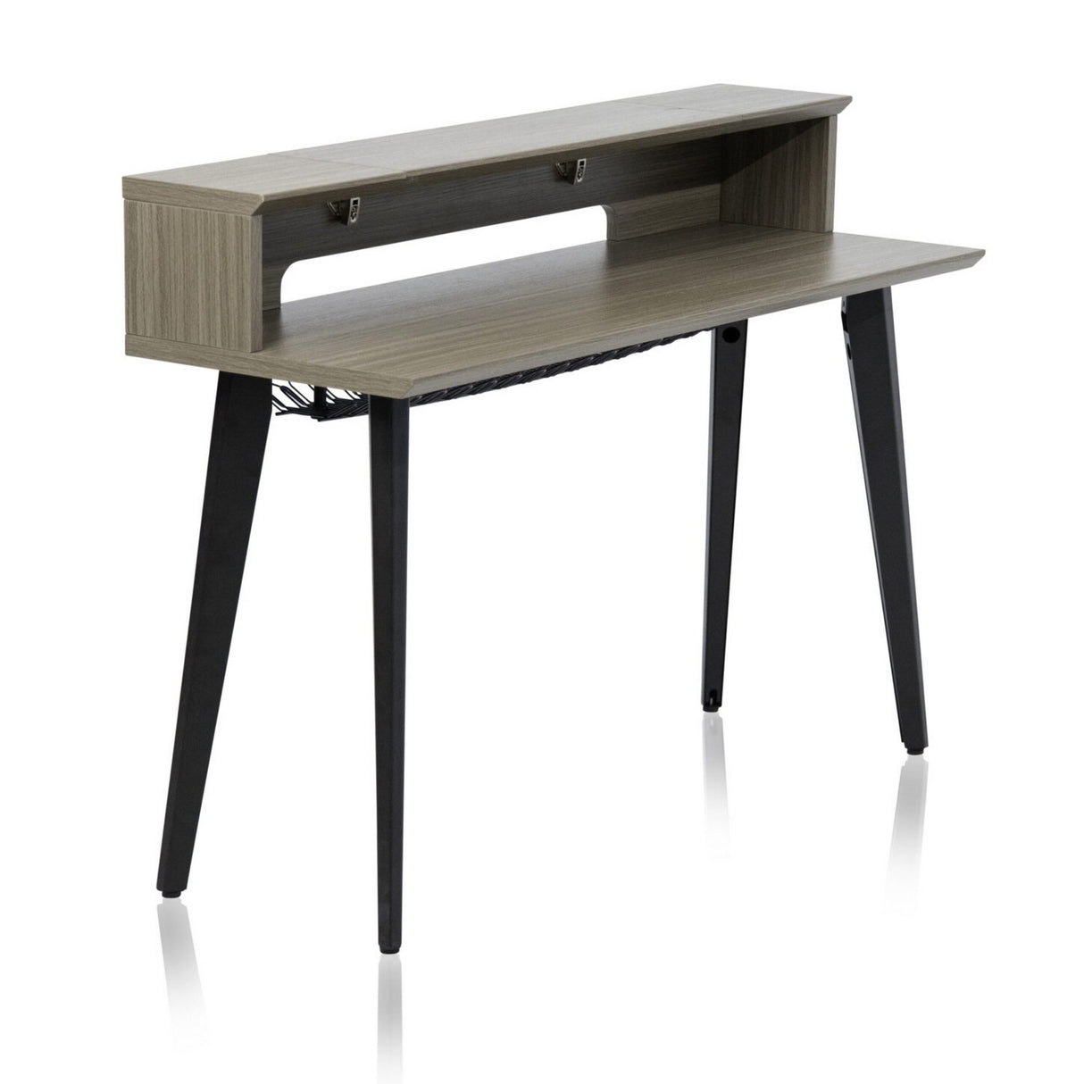 Gator GFW-ELITEKEYTBL61-GRY Elite Series Furniture for 61 Note Keyboard Driftwood Grey Finish