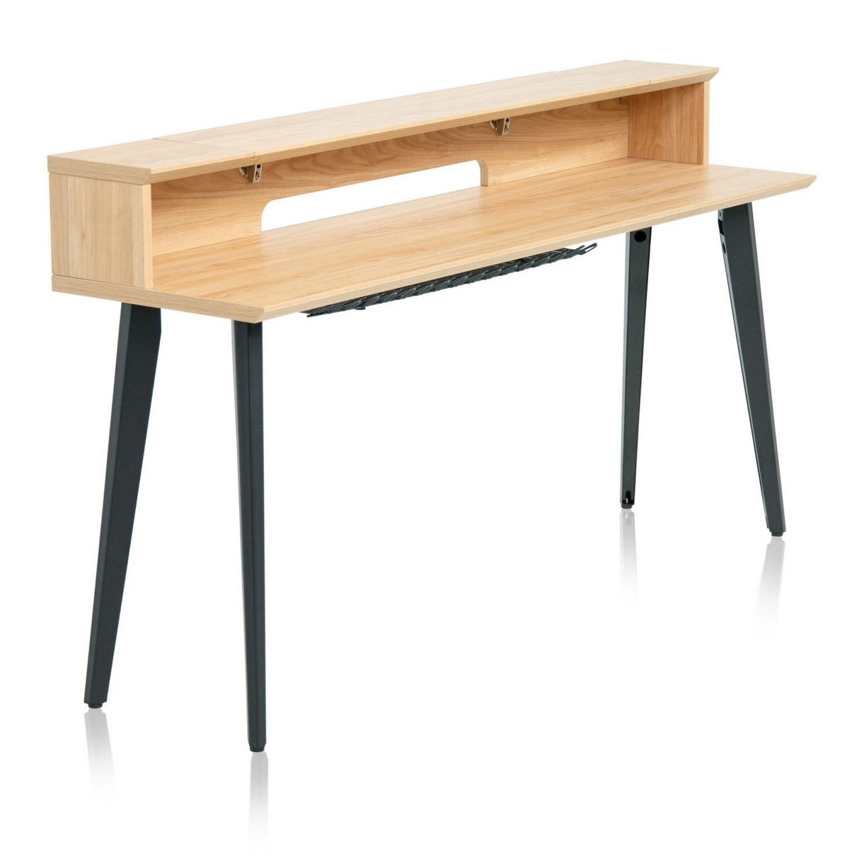 Gator GFW-ELITEKEYTBL61-MPL Elite Series Furniture for 61 Note Keyboard Natural Maple Matte Finish