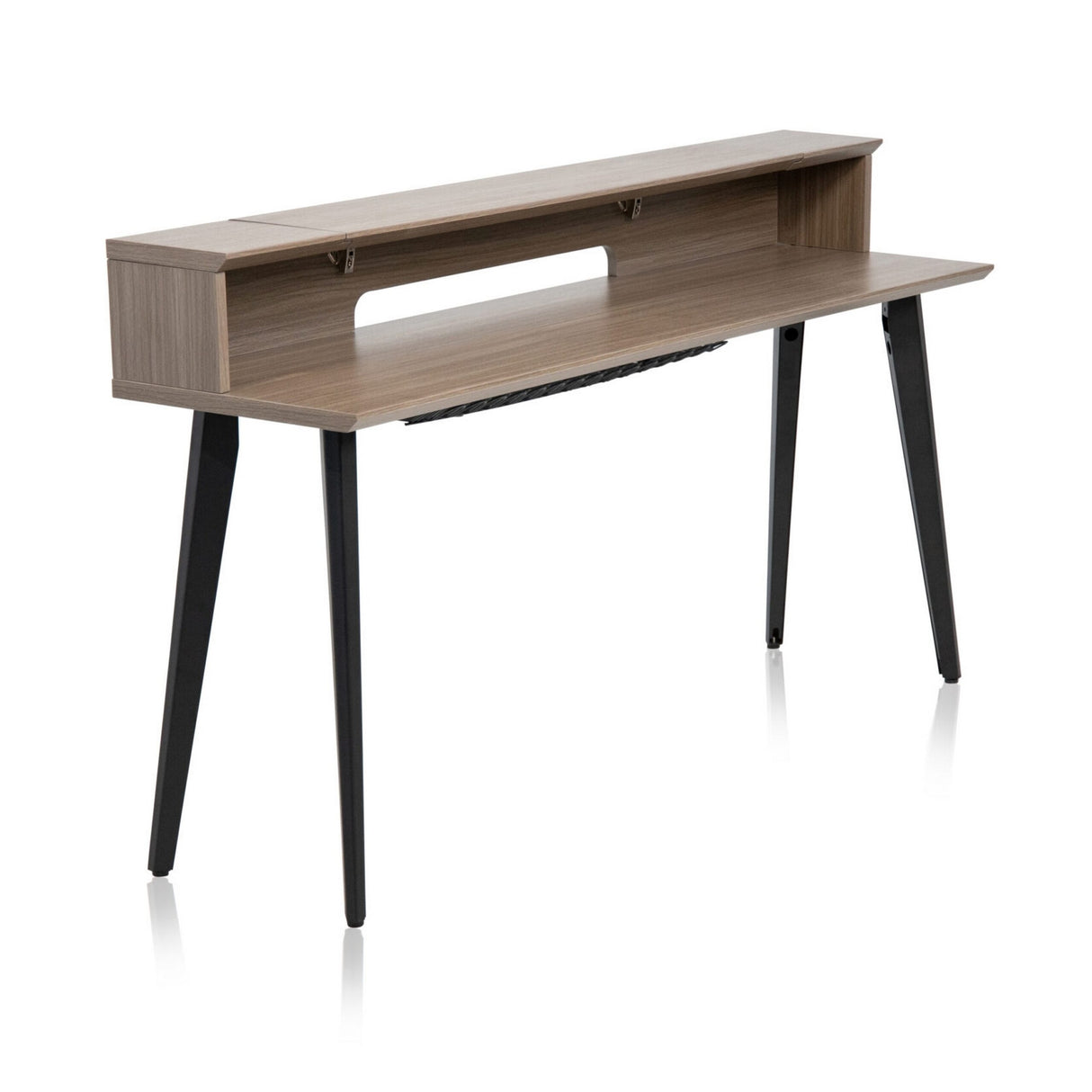 Gator GFW-ELITEKEYTBL88-GRY Elite Series Furniture for 88 Note Keyboard Driftwood Grey Finish