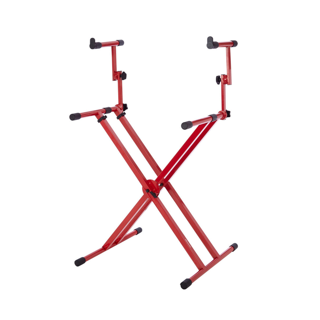 Gator GFW-KEY-5100XRED 2 Tier X Style Keyboard Stand Red