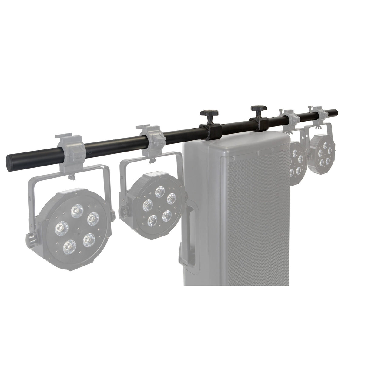 Gator GFW-LIGHTSPKFLYMT Lighting Crossbar for Speakers with Fly Points