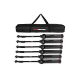 Gator GFW-MIC-6PACKBG 6-Pack of Microphone Stands with Carry Bag