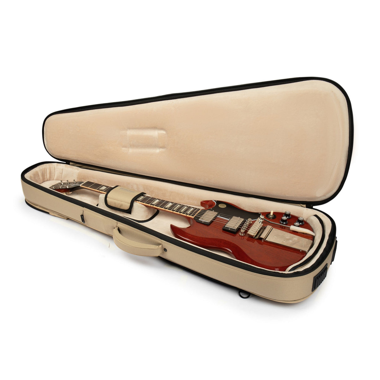 Gator G-ICONELECTRIC-KHK ICON Series Gig Bag for Electric Guitars Khaki - accessories