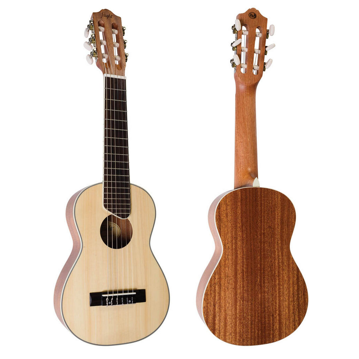 Flight GUT350SP/SAP Spruce and Sapele Guitarlele - guitar