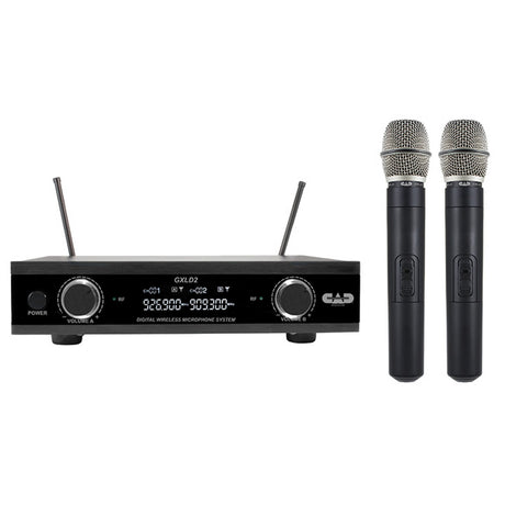 CAD Audio GXLD2HH Dual Handheld Microphone Wireless System AI 909.3/926.8MHz