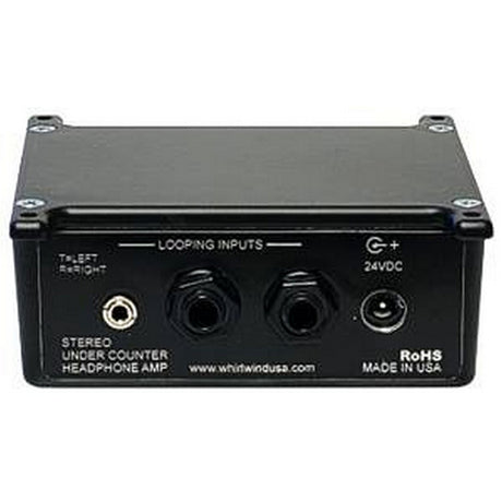 Whirlwind HAUC | Under Counter Active, Stereo Headphone Control Box