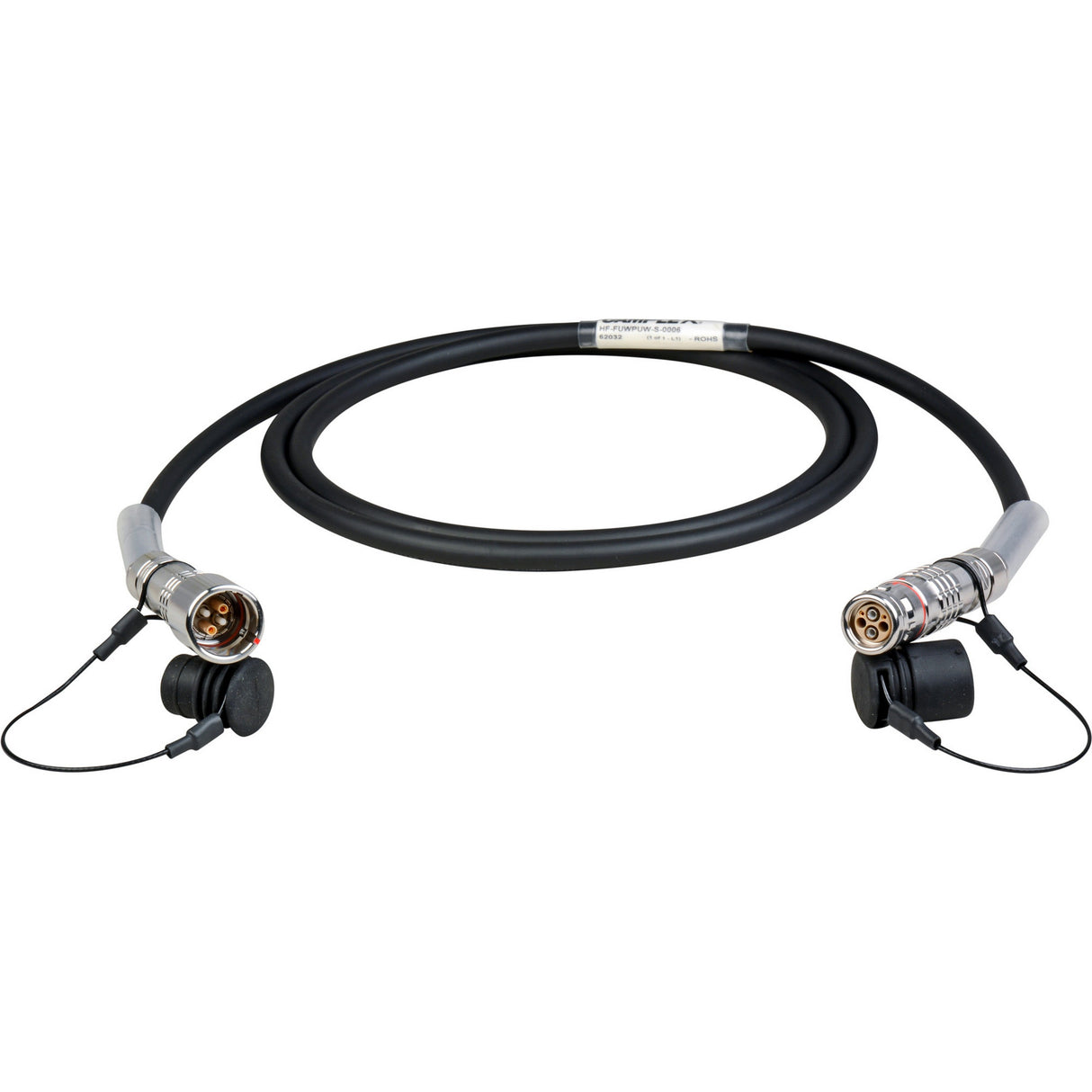 Camplex HF-FUWPUW-S-0025 LEMO FUW-PUW Indoor Studio SMPTE Fiber Camera Cable 25-Foot