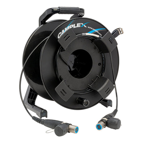 Camplex opticalCON QUAD to opticalCON QUAD SM Fiber Optic Tac Reel 1000 Foot