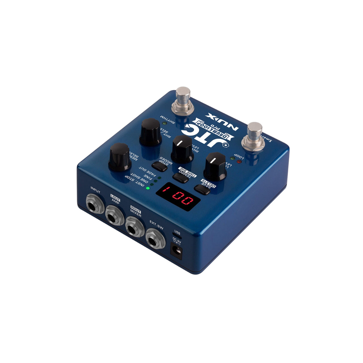 Nux JTC Drum and Loop Pro Dual Switch Effects Pedal