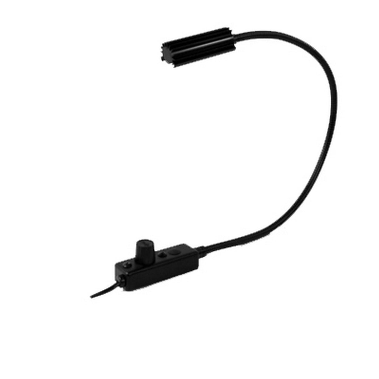 Littlite L-7/6E 6 Inch High Intensity Gooseneck Lampset with Permanent End-Mount, Euro Power Supply
