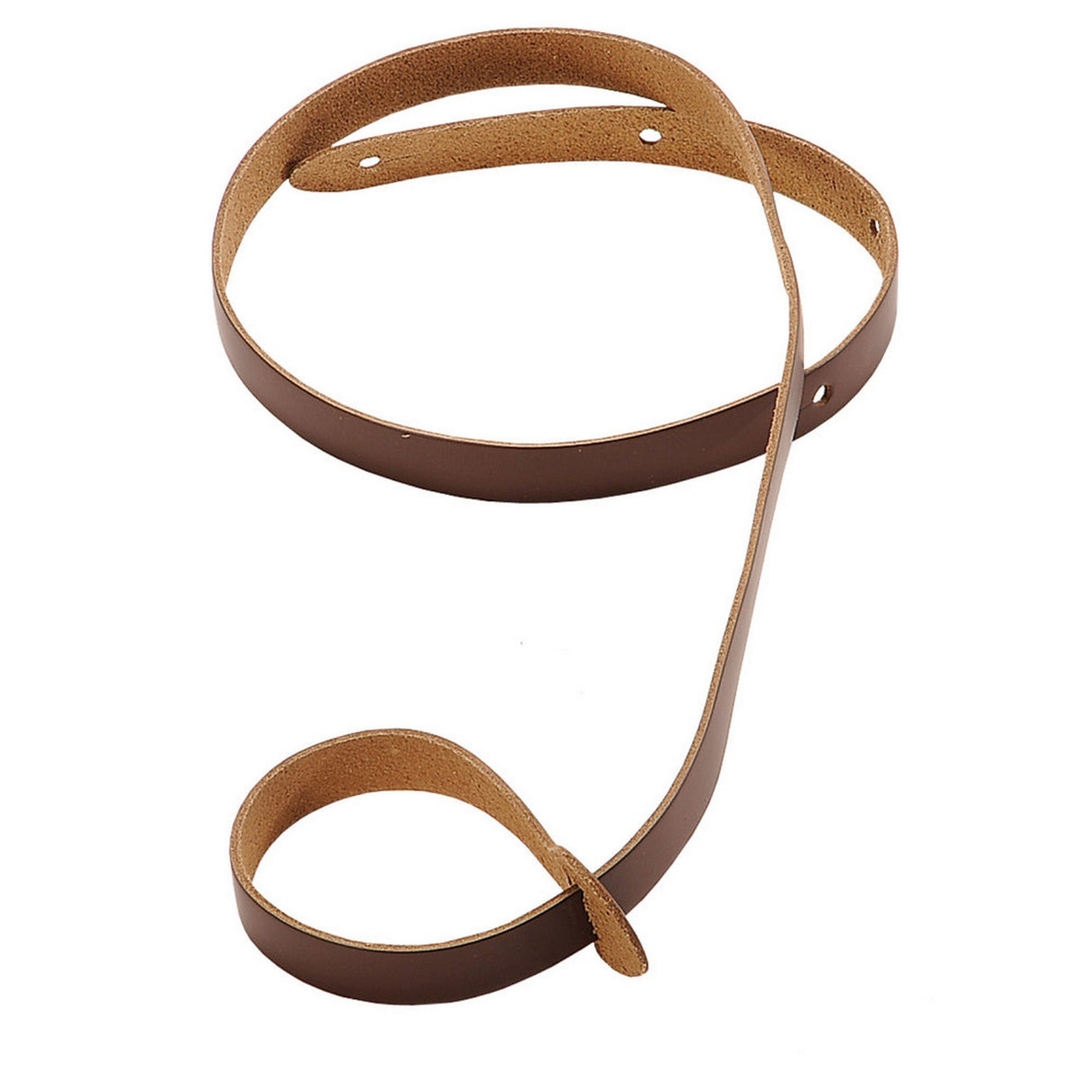 Levy’s 3/4-Inch Wide Brown Genuine Leather Mandolin Strap - accessories