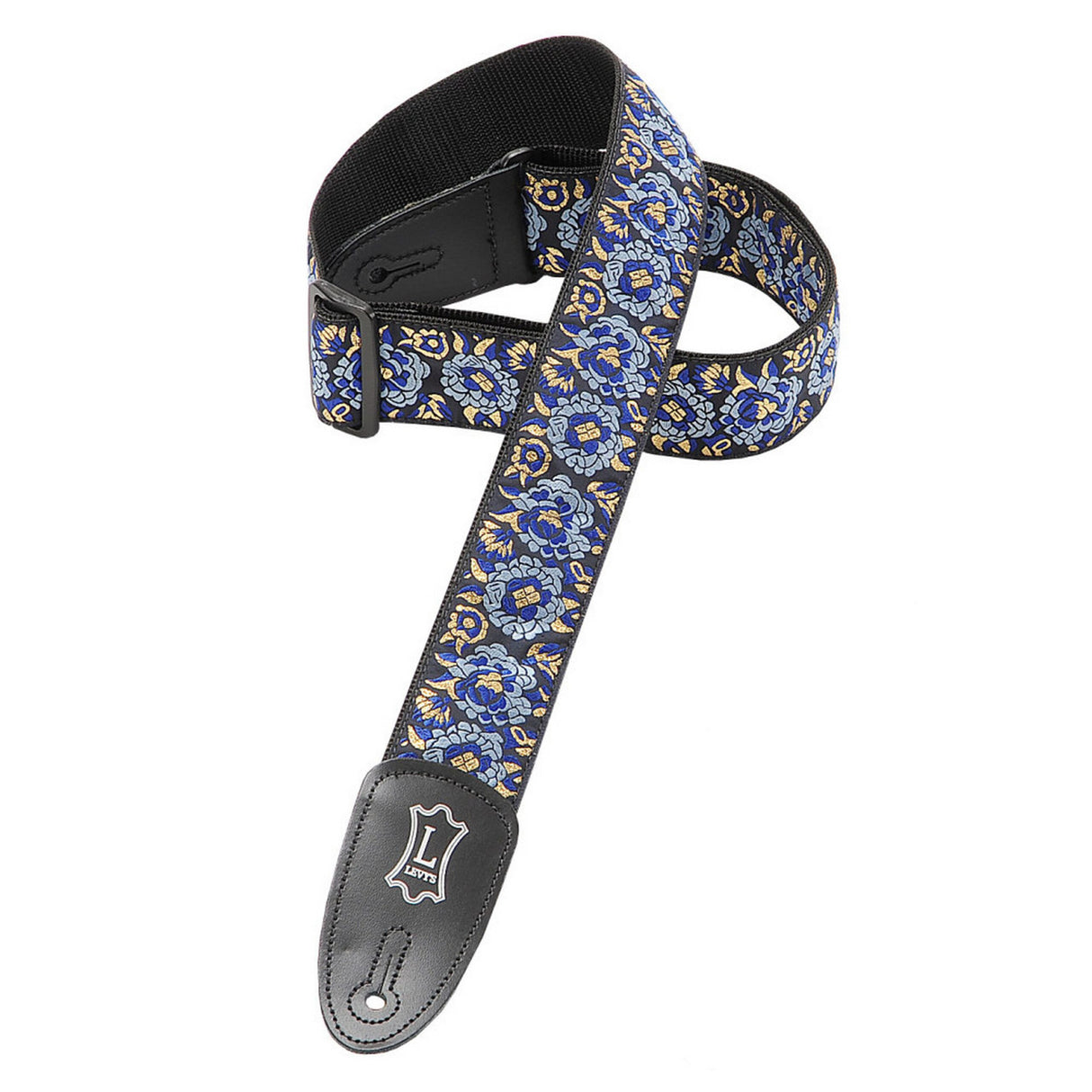 Levy’s 2-Inch Wide Navy Jacquard Guitar Strap - accessories