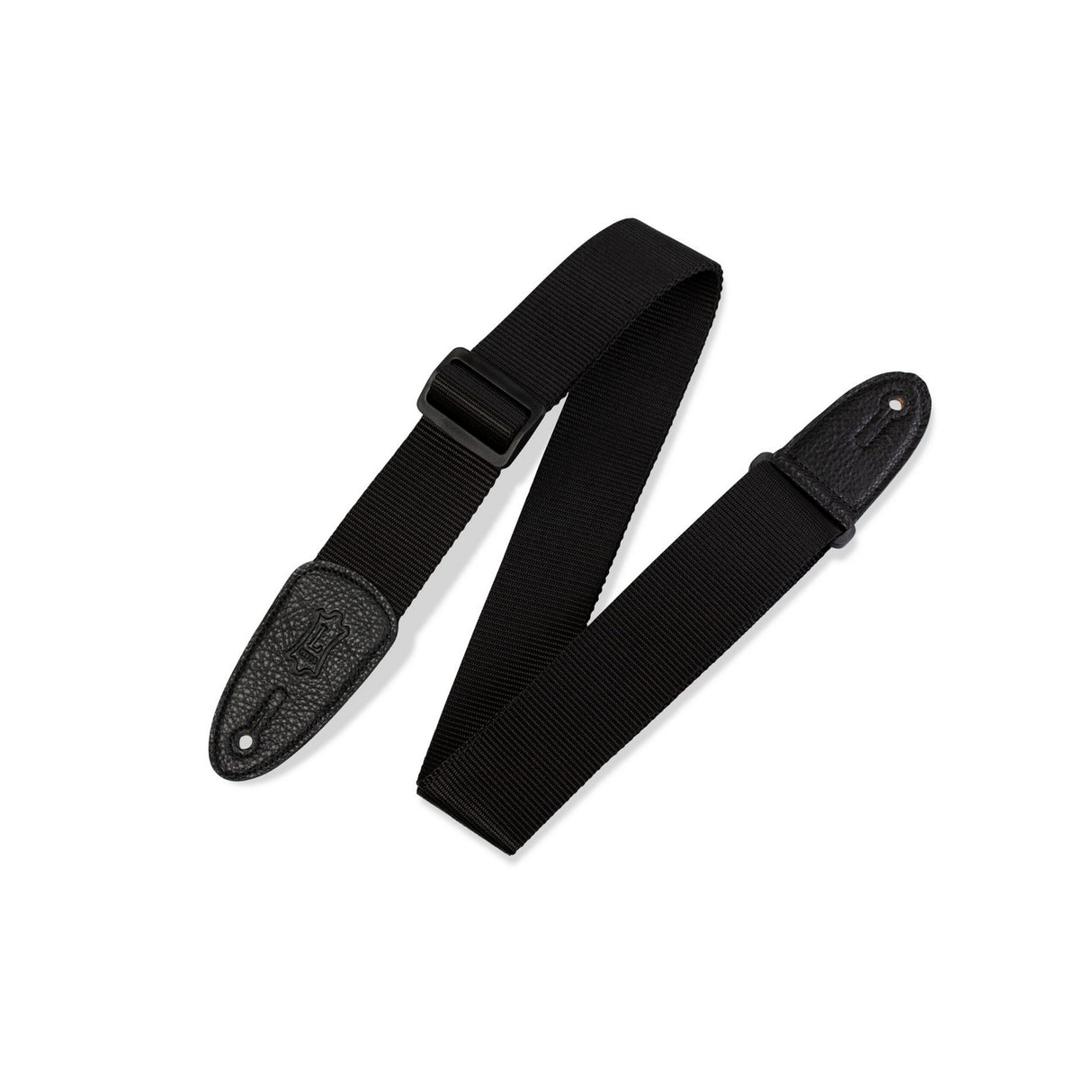 Levy’s 2-Inch Wide Black Polypropylene Guitar Strap - accessories