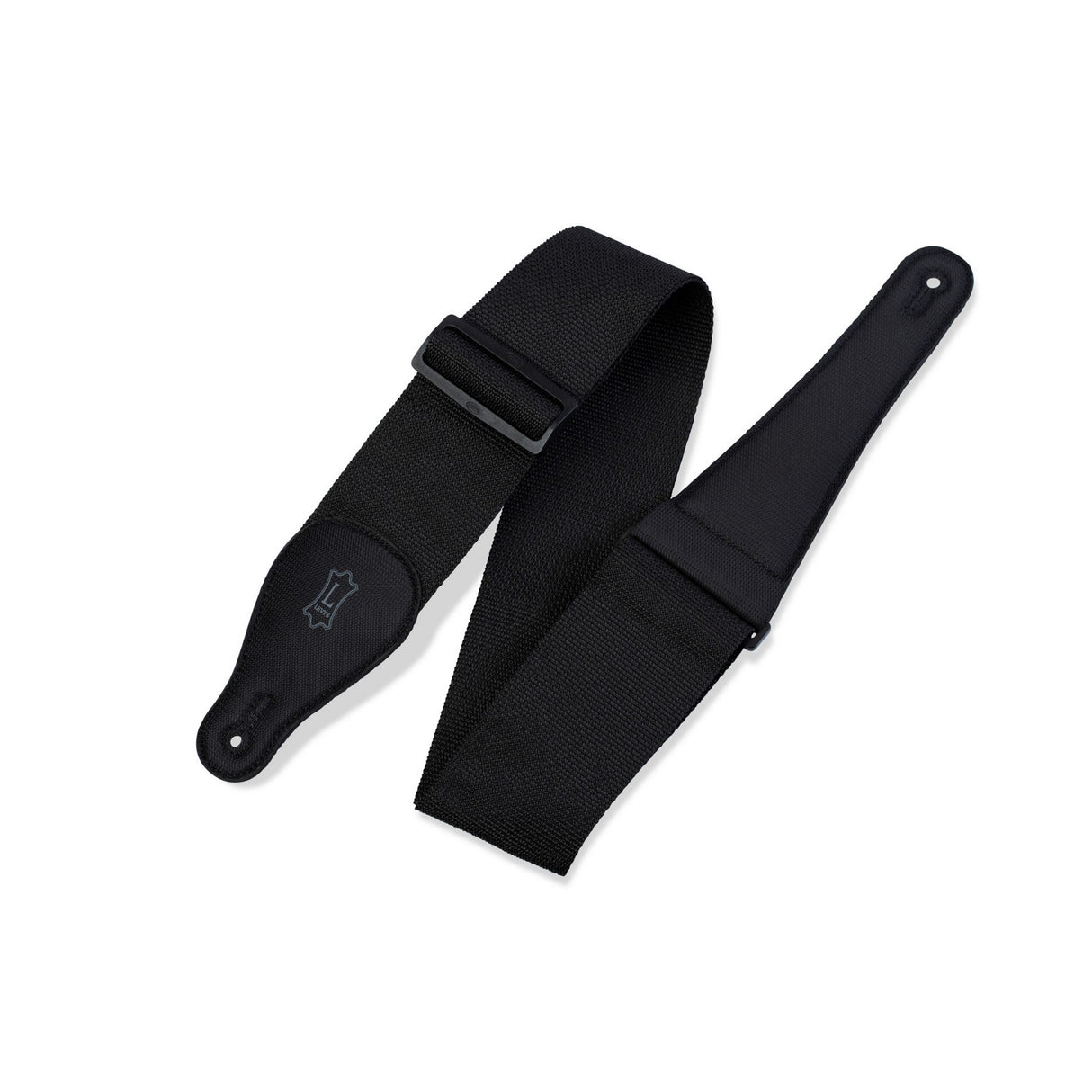 Levy’s 3-Inch Wide Black Polypropylene Guitar Strap - accessories