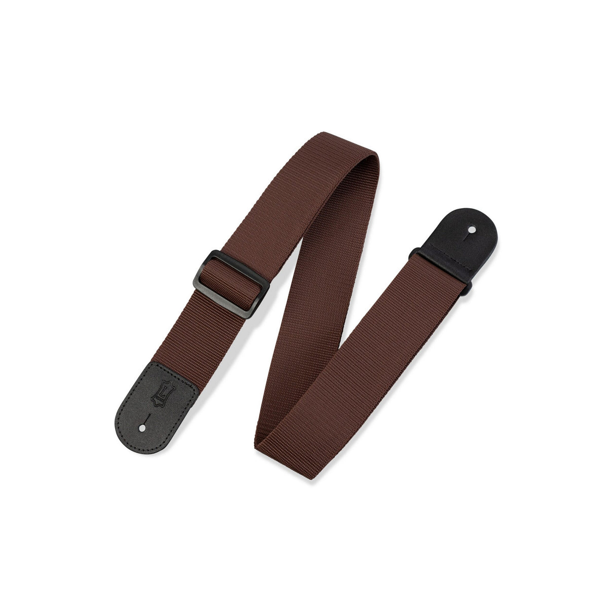 Levy’s Basic Poly Guitar Strap Brown - accessories