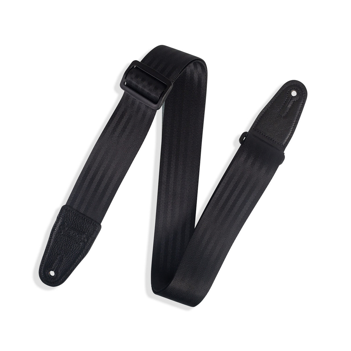 Levyās Basic Seatbelt Guitar Strap Black - accessories