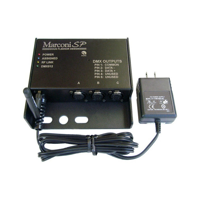 Doug Fleenor Design MARCONI-SP Wireless DMX Receiver 3 Isolated Outputs