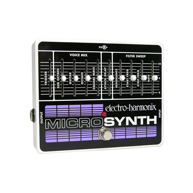 Electro-Harmonix Micro Synth Analog Guitar Microsynth Effects Pedal