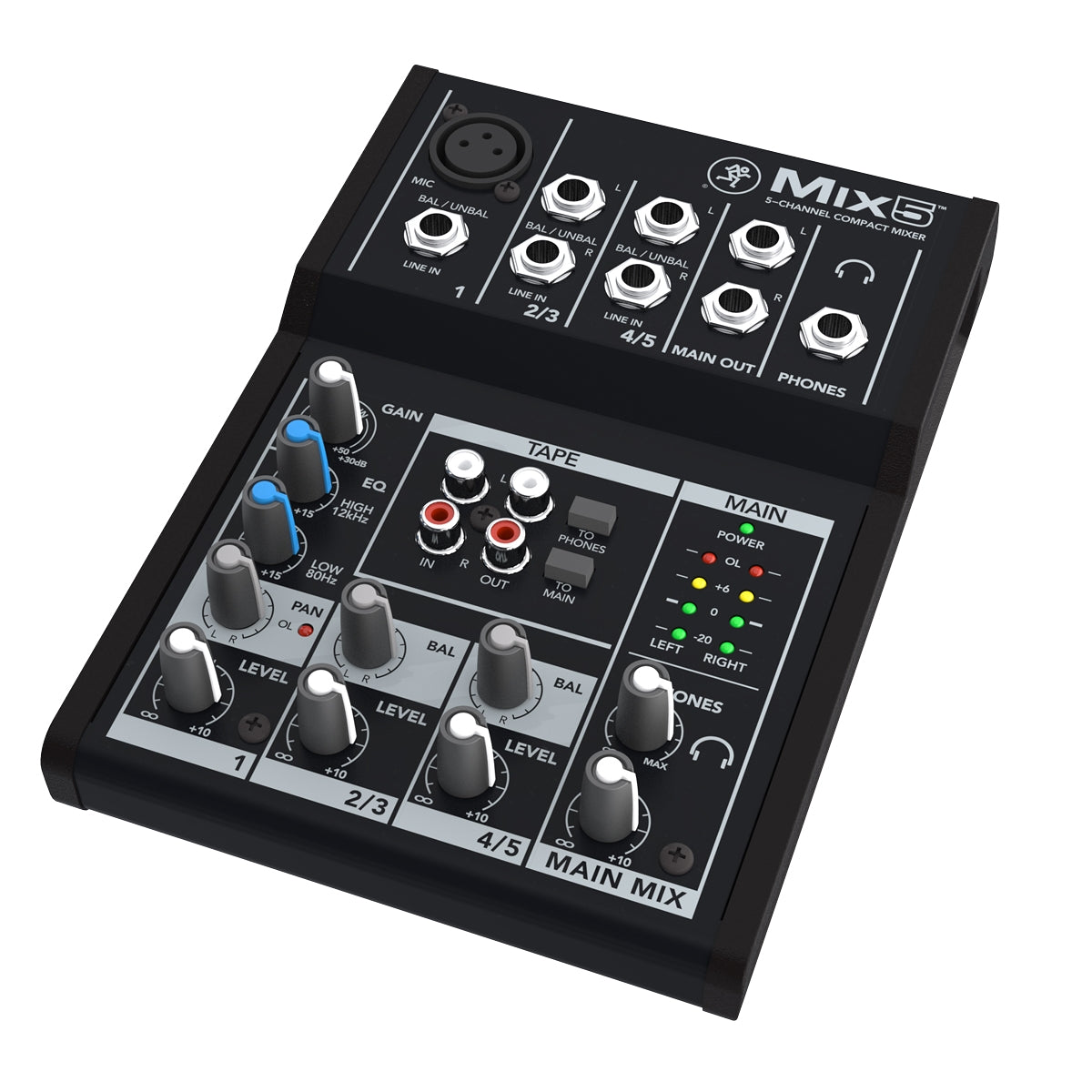Mackie Mix5 | 5 Channel Non Powered Compact Mixer (Used)