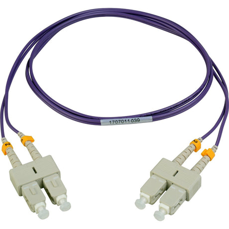 Camplex MMDM4-SC-SC-001 1 Meter Duplex SC to SC Fiber Patch Cable Purple