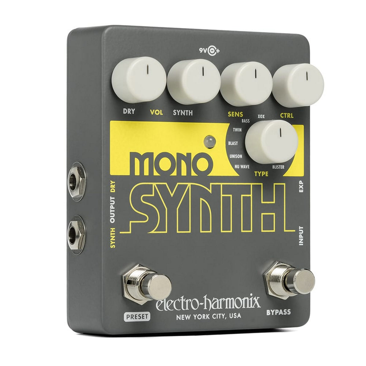Electro-Harmonix Mono Synth Guitar Synthesizer Effects Pedal