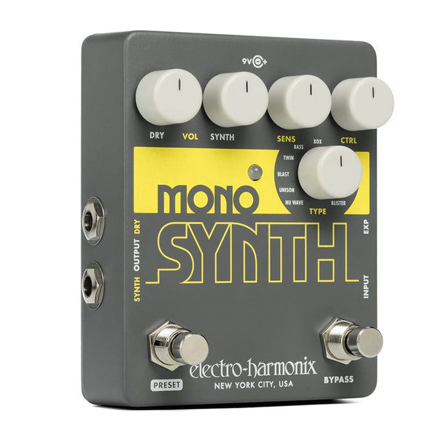 Electro-Harmonix Mono Synth Guitar Synthesizer Effects Pedal